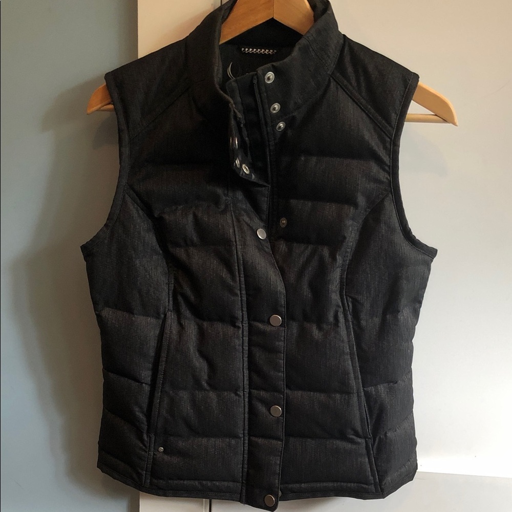 Spyder Black and Red Puffer Vest
